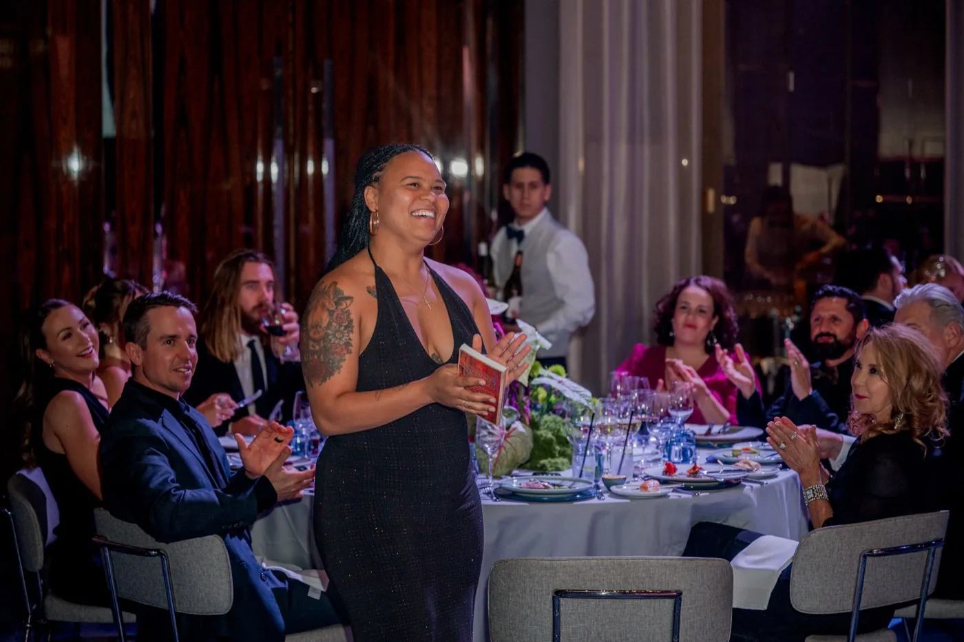 Theatre audience applauding in Sydney