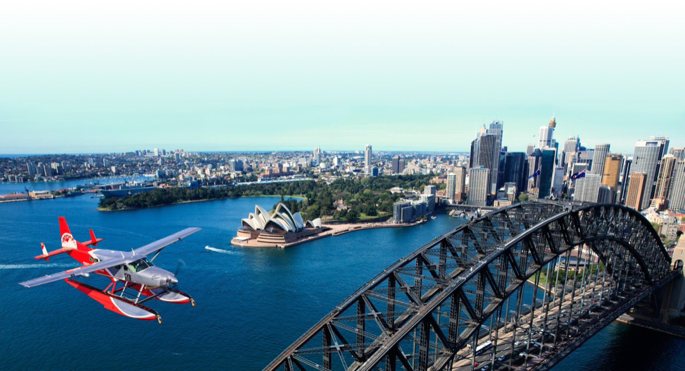 Sydney Seaplanes aircraft on the water