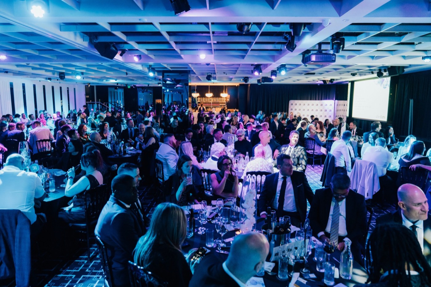 Awards dinner in progress at a Doltone House event venue